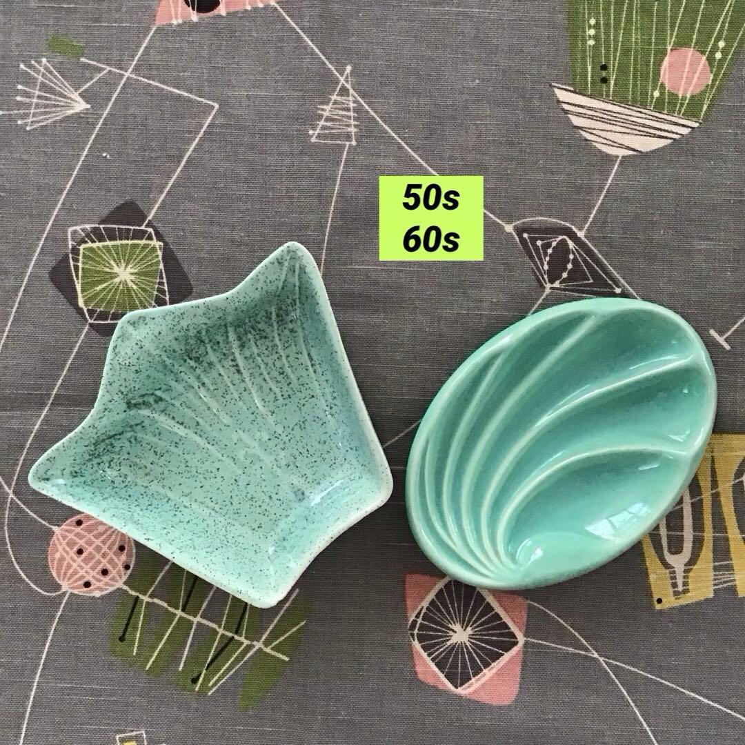 50s 60s アメリカ ビンテージ セラミック 小物入れ 灰皿