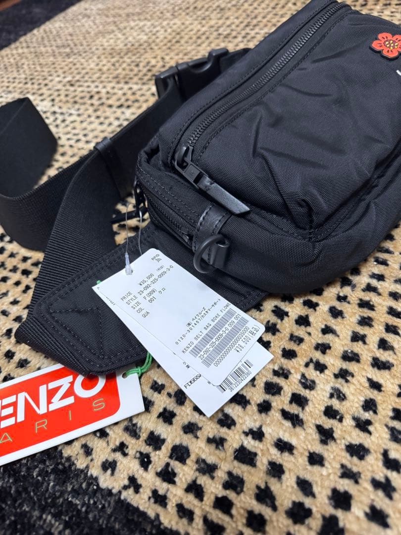 KENZOブラック ウエストポーチ 新品未使用品