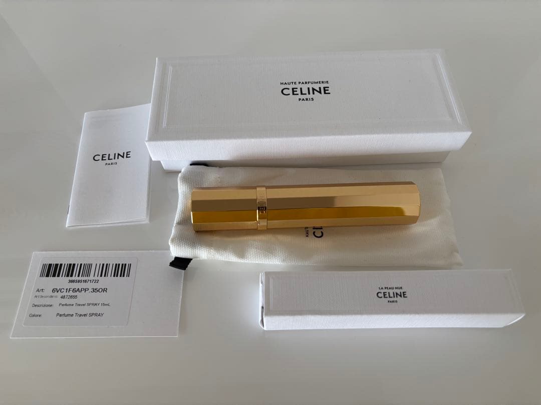 CELINE ゴールド トラベルスプレー&レフィル