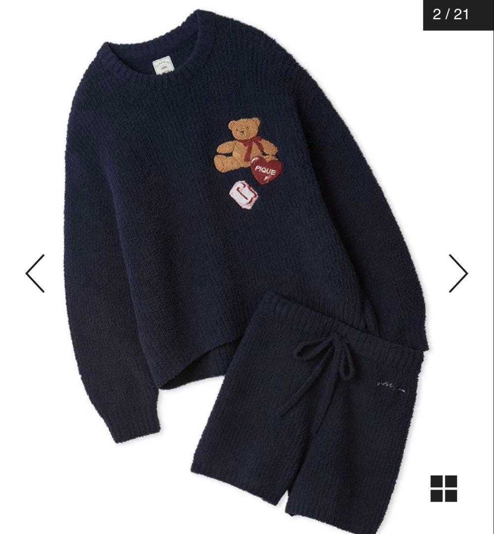 上下セット！ベビモコベアさがらプルオーバー＆ショートパンツ