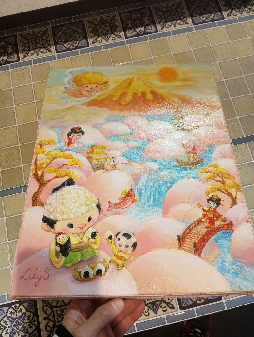 荒川リリーさん作　江戸っ子天使ちゃん　1点物の特注品デシモーネONE PIECE