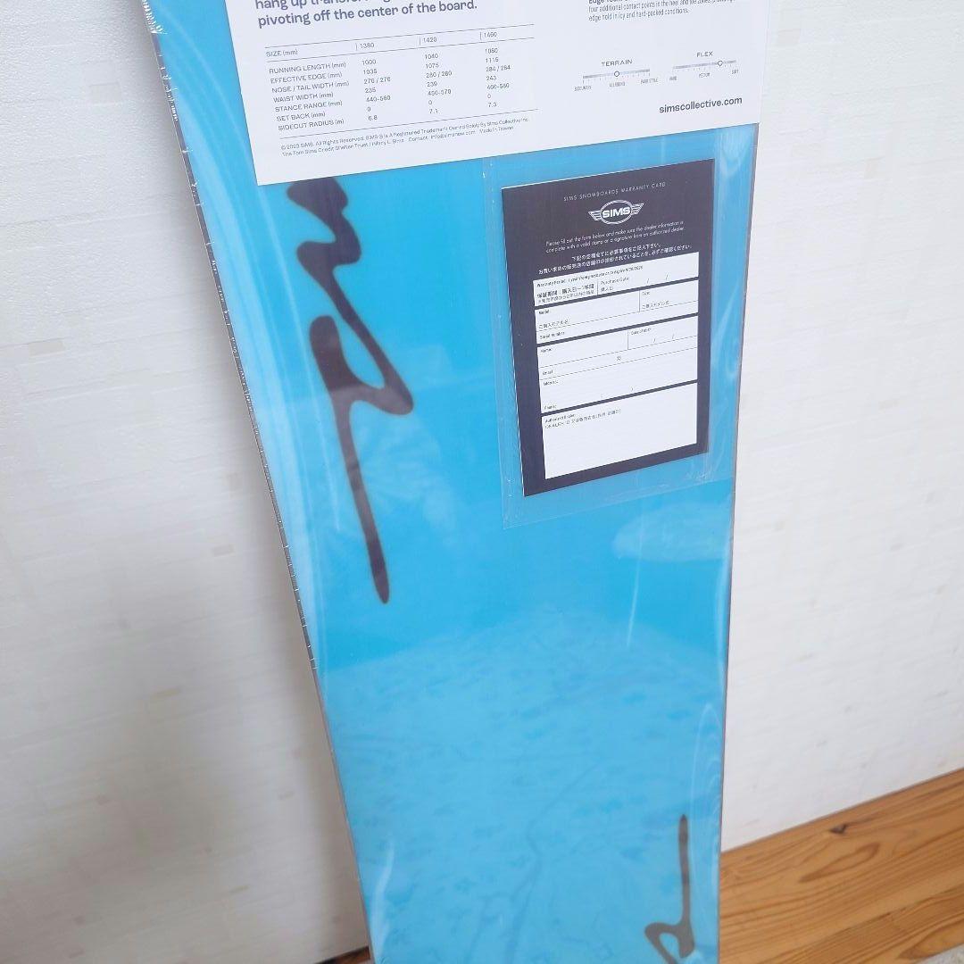 新品未使用SIMSシムスFLUIDフルイド142　スノーボードグラトリレディース