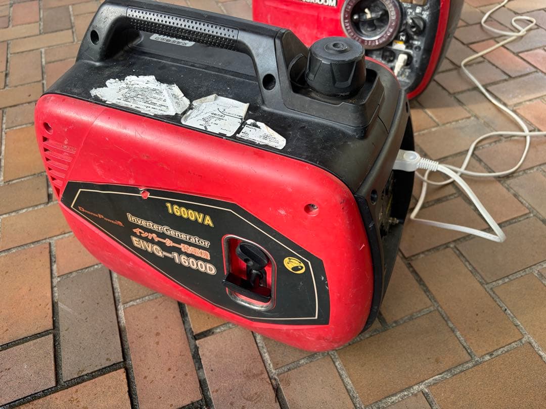 【ナカトミ】発電機　インバーダー　1600VA【EIVG-1600D】