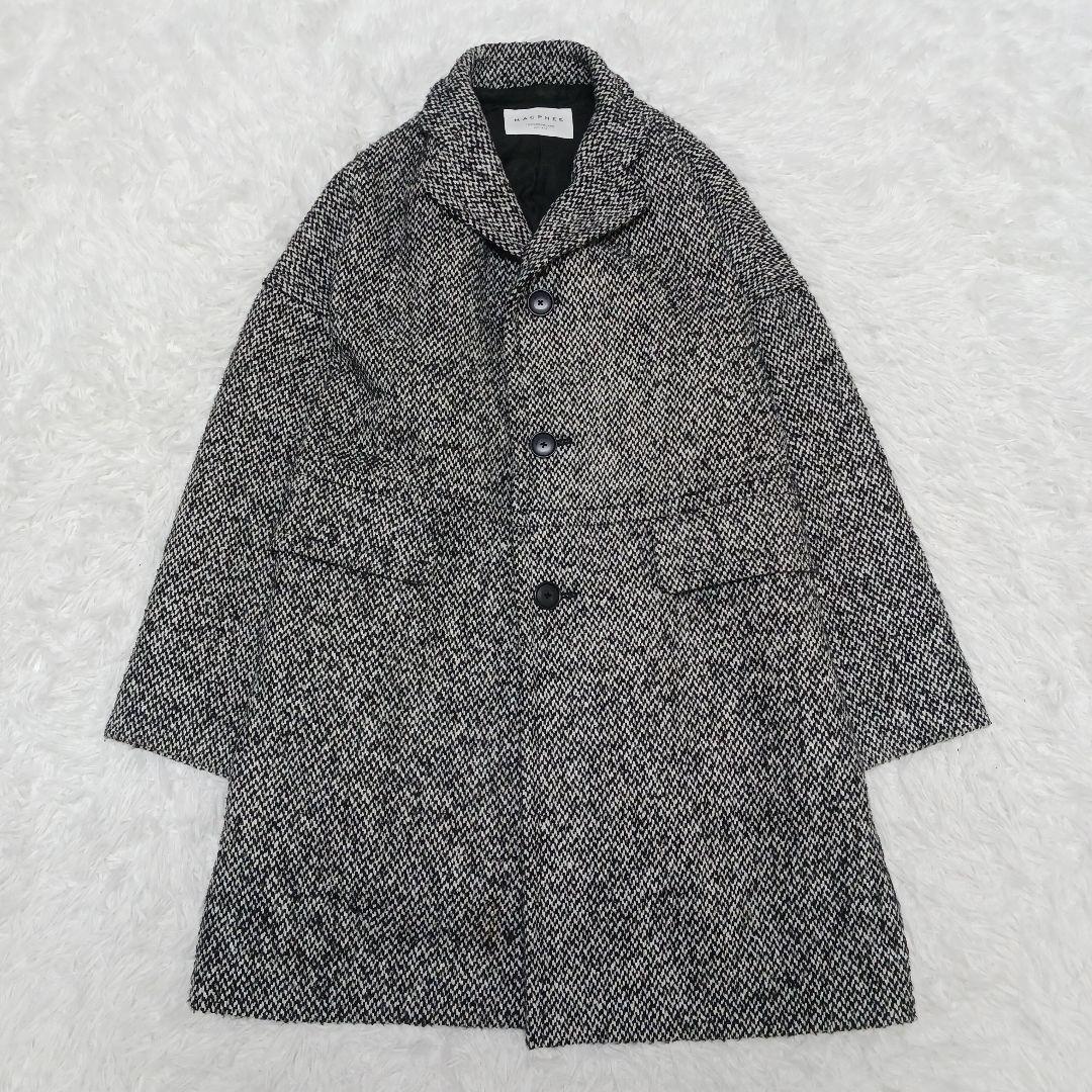 24AW完売品✨マカフィー ブロークンツイードオーバーサイズドコート 34