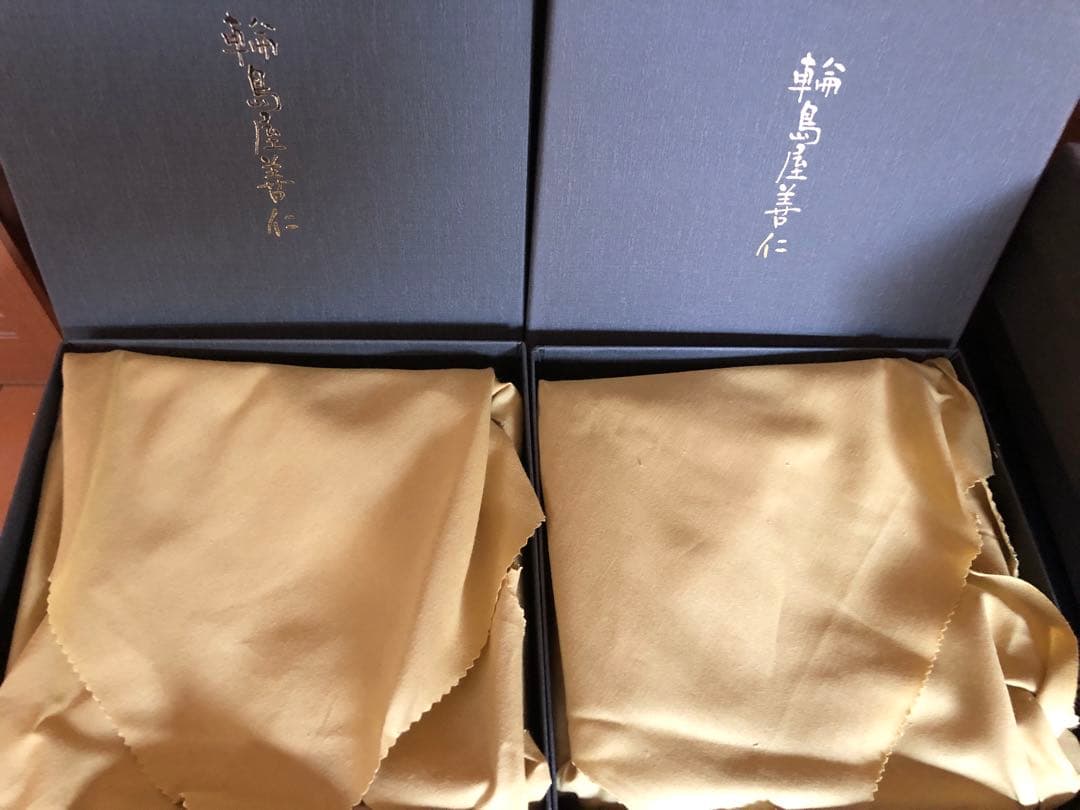 輪島塗　溜内黒塗　前菜盆 5客