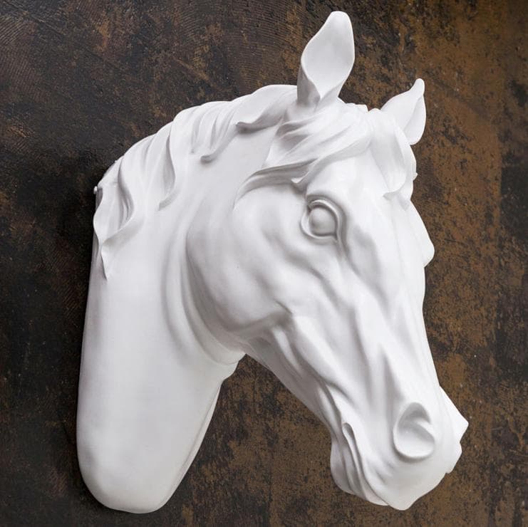特大サイズ 馬 壁掛けオブジェ 飾り 置物 オブジェ インテリア L54
