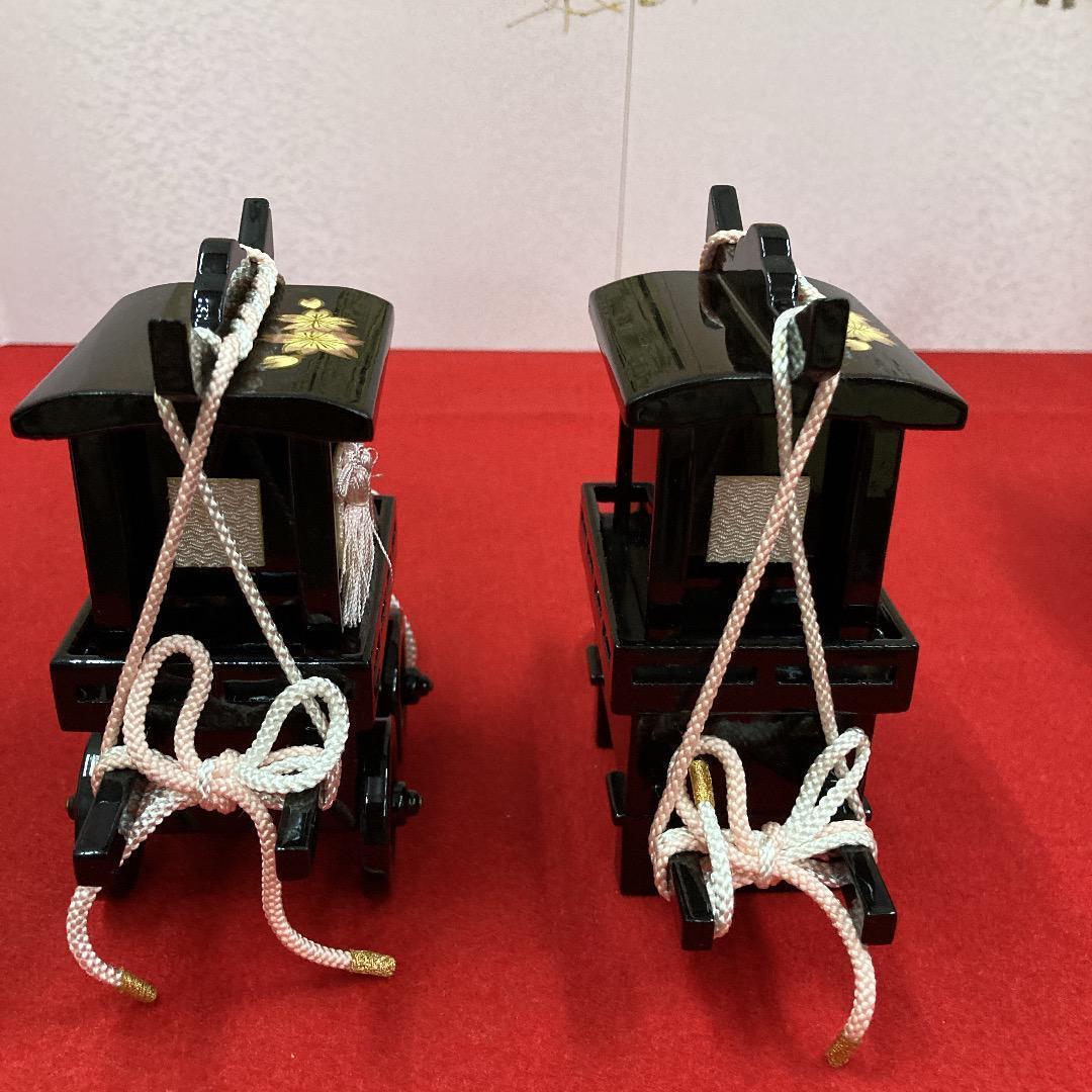 D3-5 可愛い！雛道具25号６点セット　ひな道具　三段飾り道具　雛人形　重箱