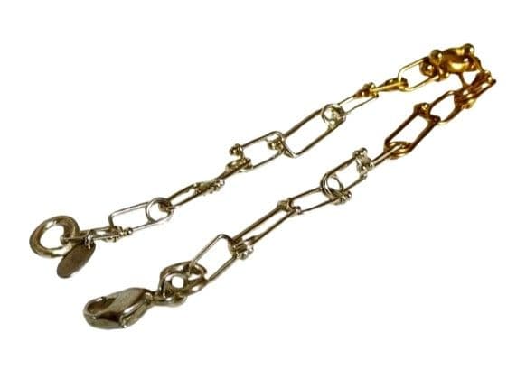 KAORU カオル ブレイド ブレスレット 925 × K10 コンビ