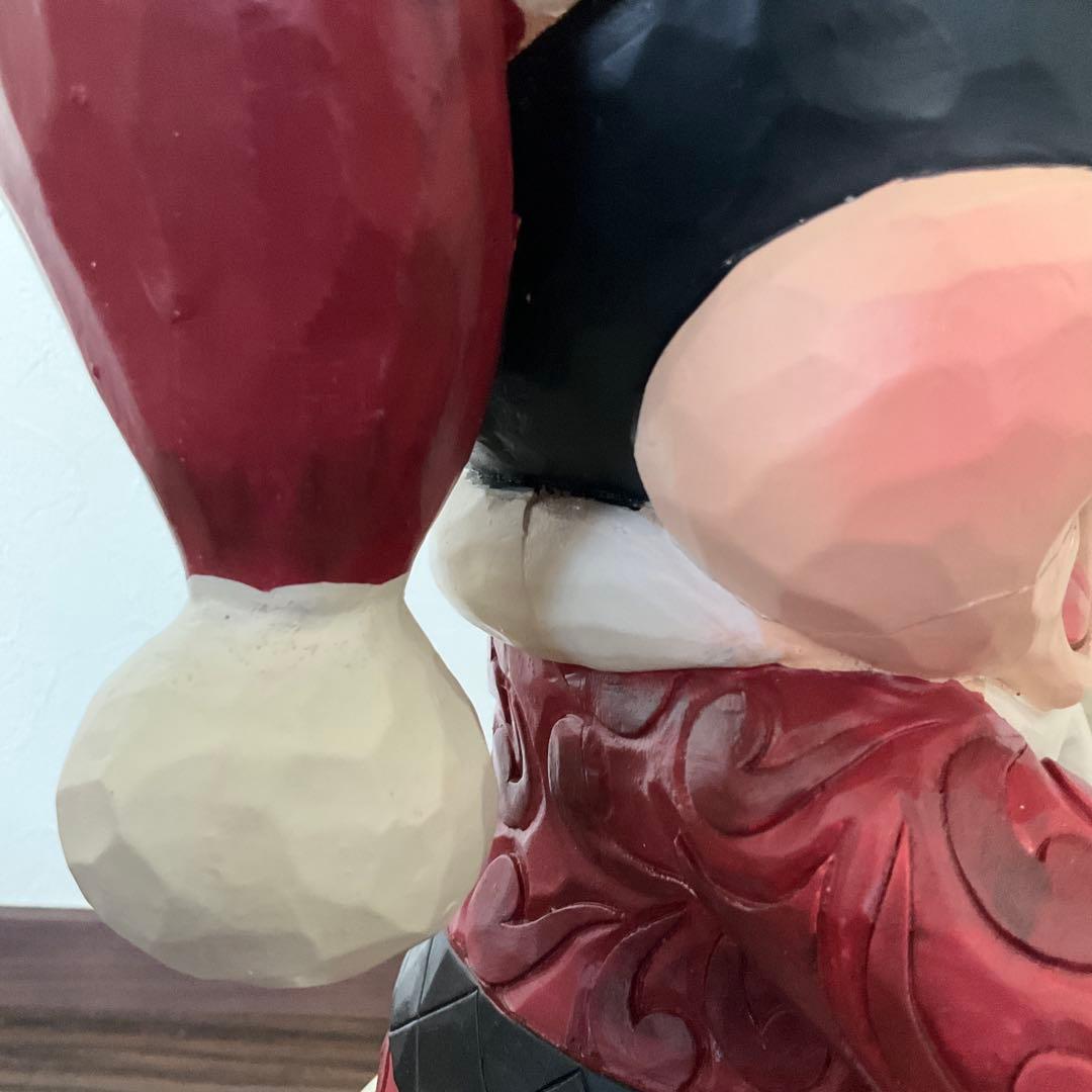 ジム ショア ディズニー ミニー　ミッキー　サンタ　置物　コストコ