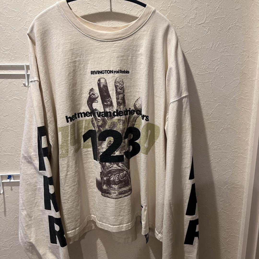 RRR123 OUR HAND LS TEE サイズ3 ホワイト