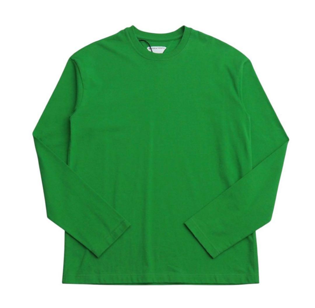 ボッテガヴェネタ BOTTEGA VENETA 長袖 Tシャツ S グリーン