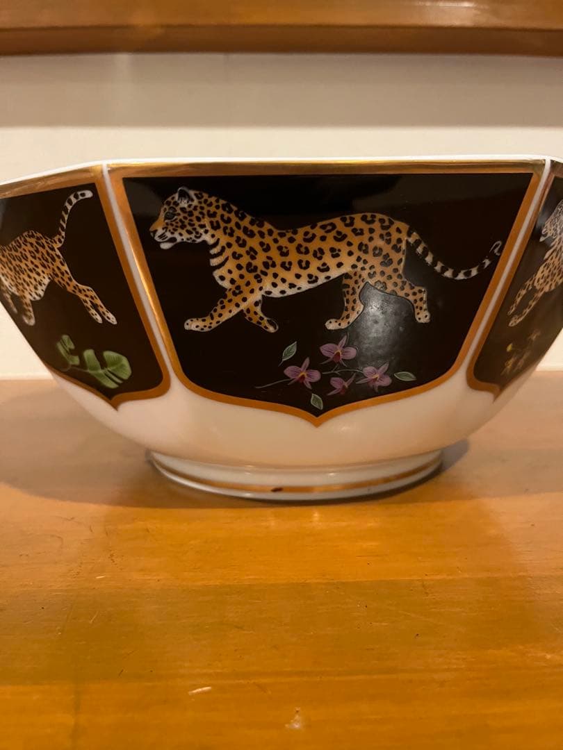 食器 Lynn Chase Jaguar Jungle Octagonal Bowl