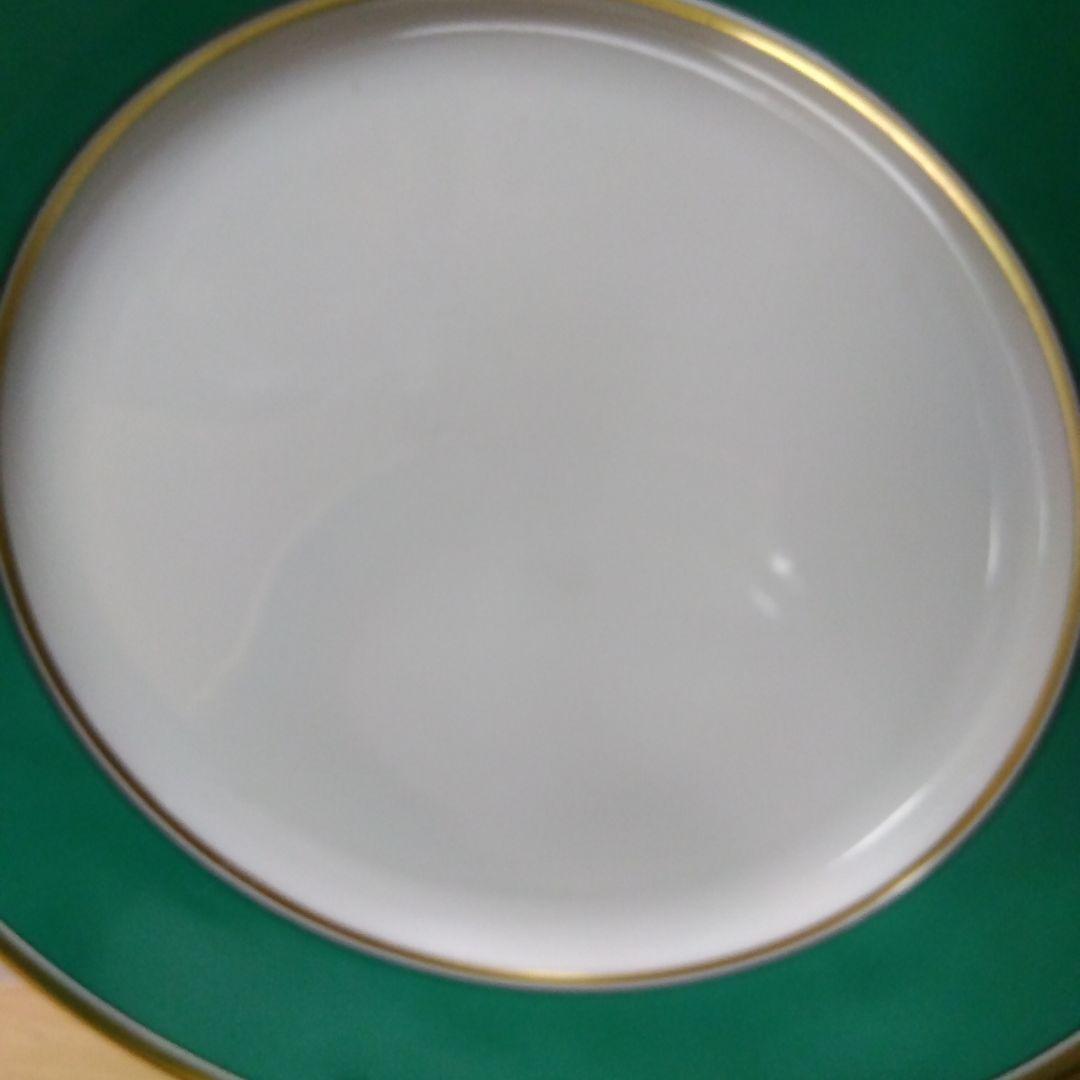 未使用品 Richard Ginori ジノリ インペログリーン　25cm ペア
