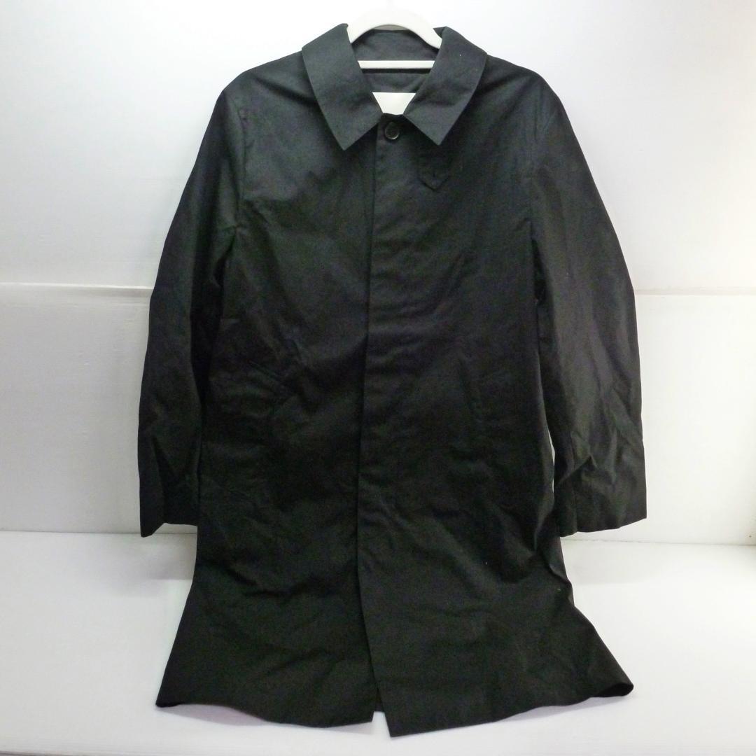 マッキントッシュ シングルブレステッドコート サイズ38 S ブラック メンズ