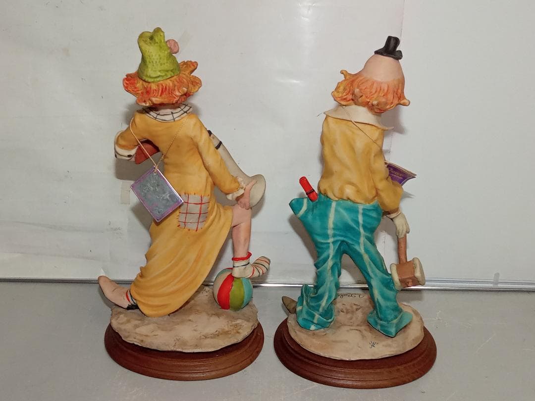 ドマン ピエロ オーロ・ベルカリ まとめ売り 高約36㎝ 道化師 フィギュリン