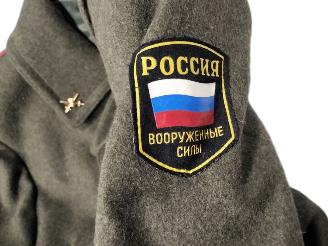 ロシア軍 実物 РУСЬ製 ロシア陸軍 旧型 ロングコート 50-3