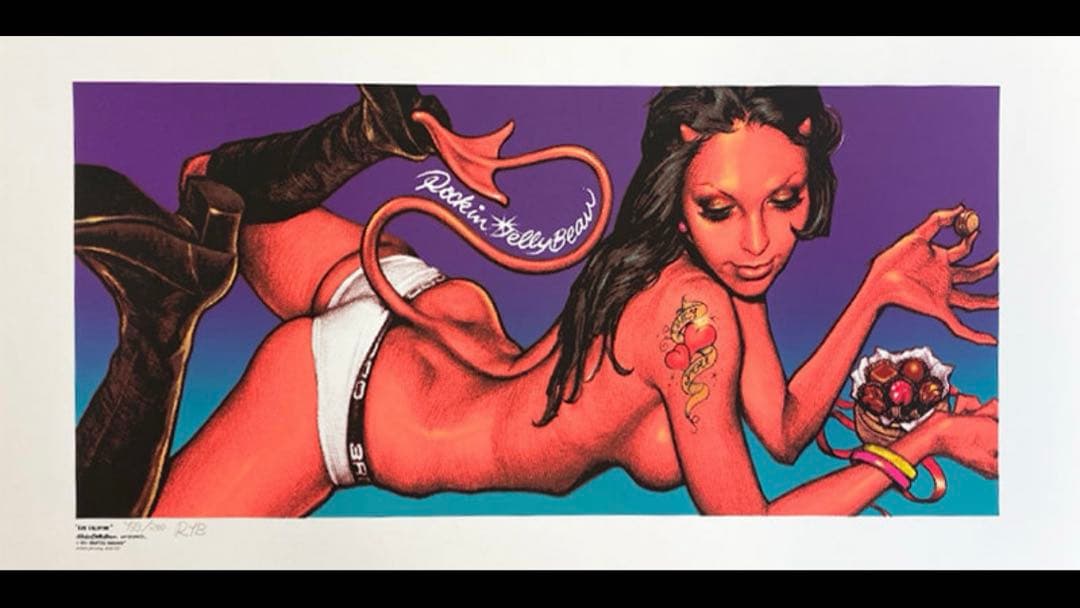 ロッキンジェリービーン EVIL VALENTINE ポスター エロスティカ