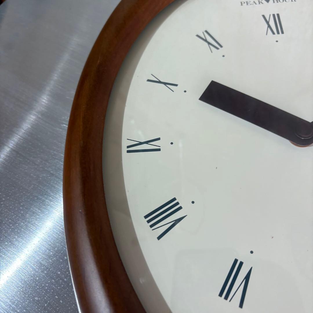 studio PEAK▼HOUR 壁掛時計 オーバルウォールクロック