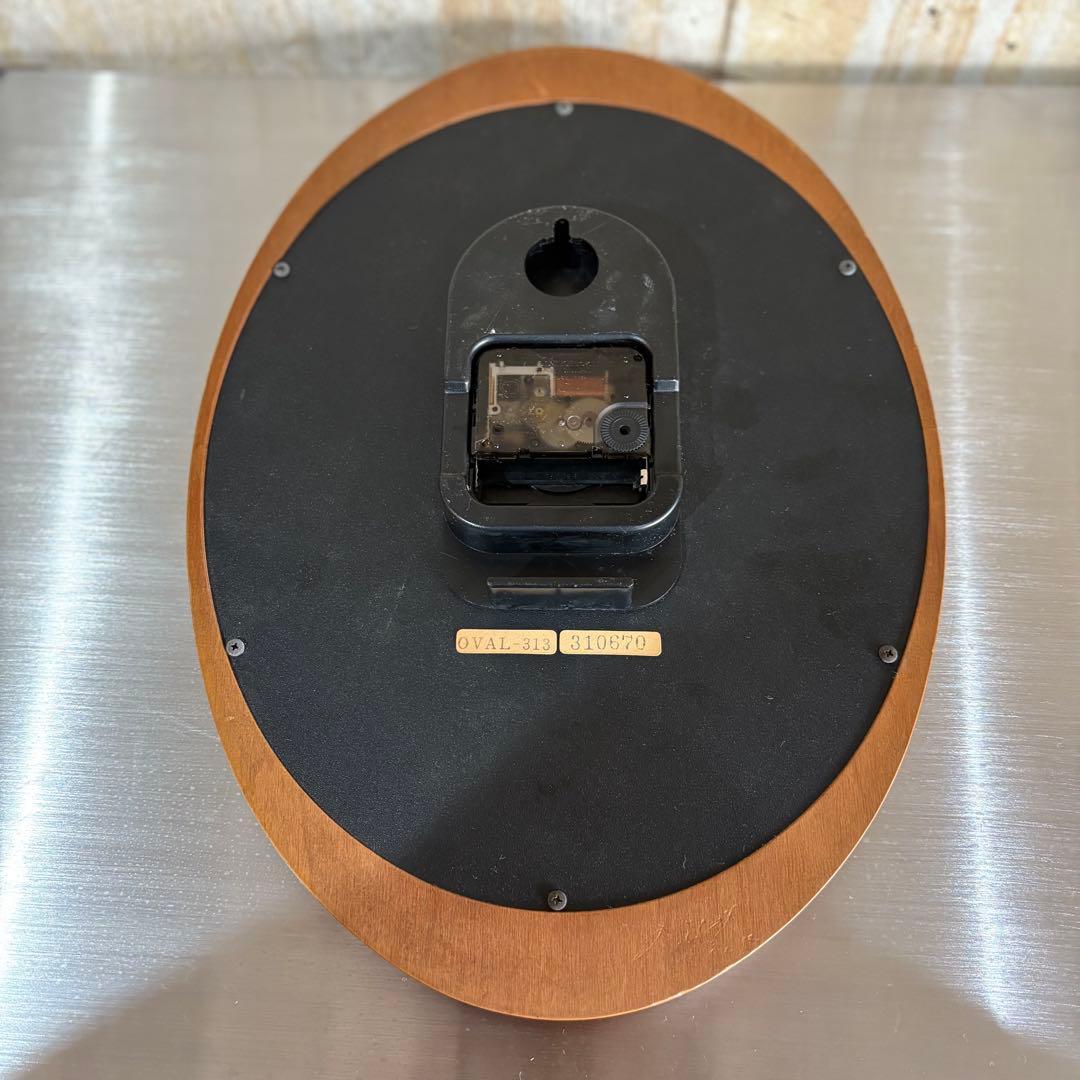 studio PEAK▼HOUR 壁掛時計 オーバルウォールクロック