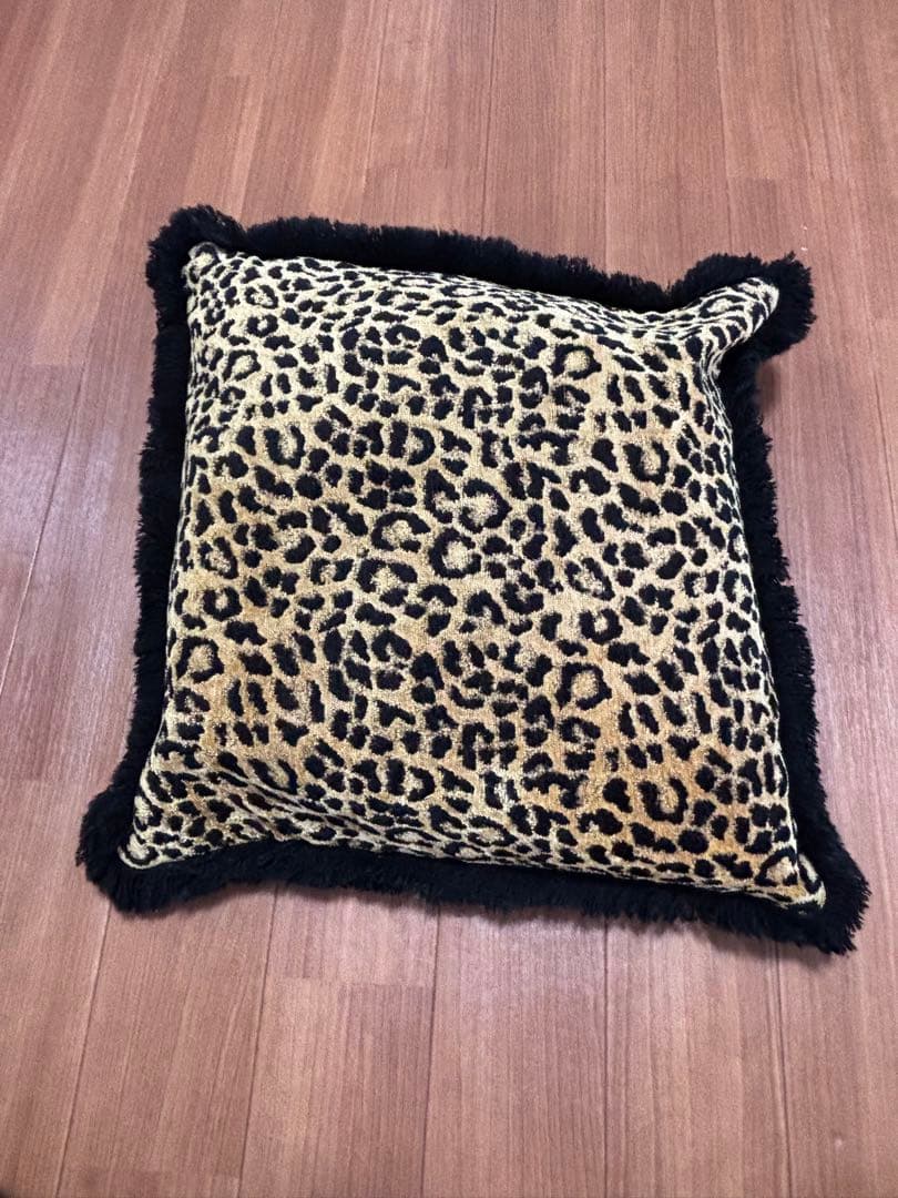 希少美品　ペンドルトン クッション　記念製品　レオパード