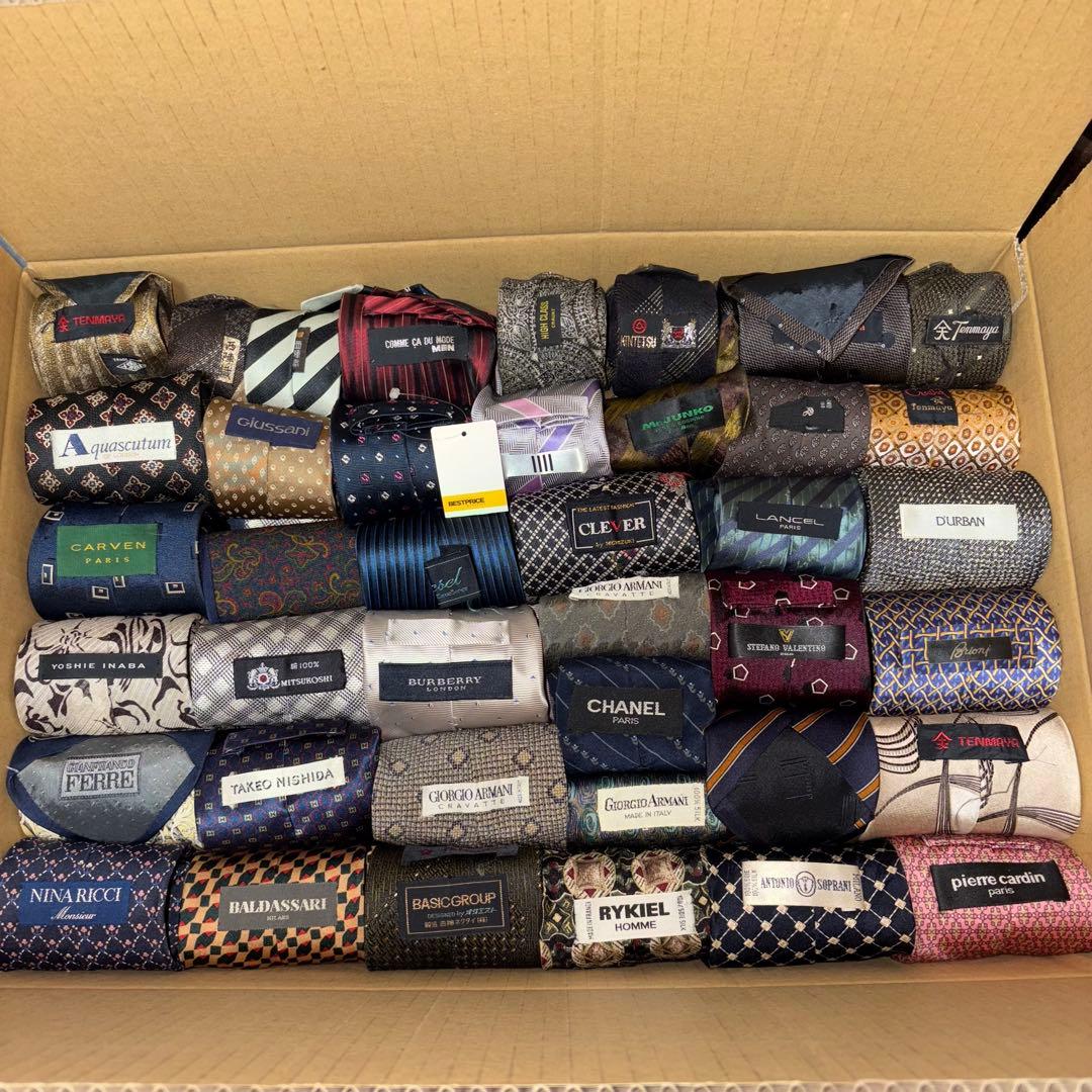 ブランドネクタイ ネクタイ まとめ売り 77本セット 1本辺り○○円！ A