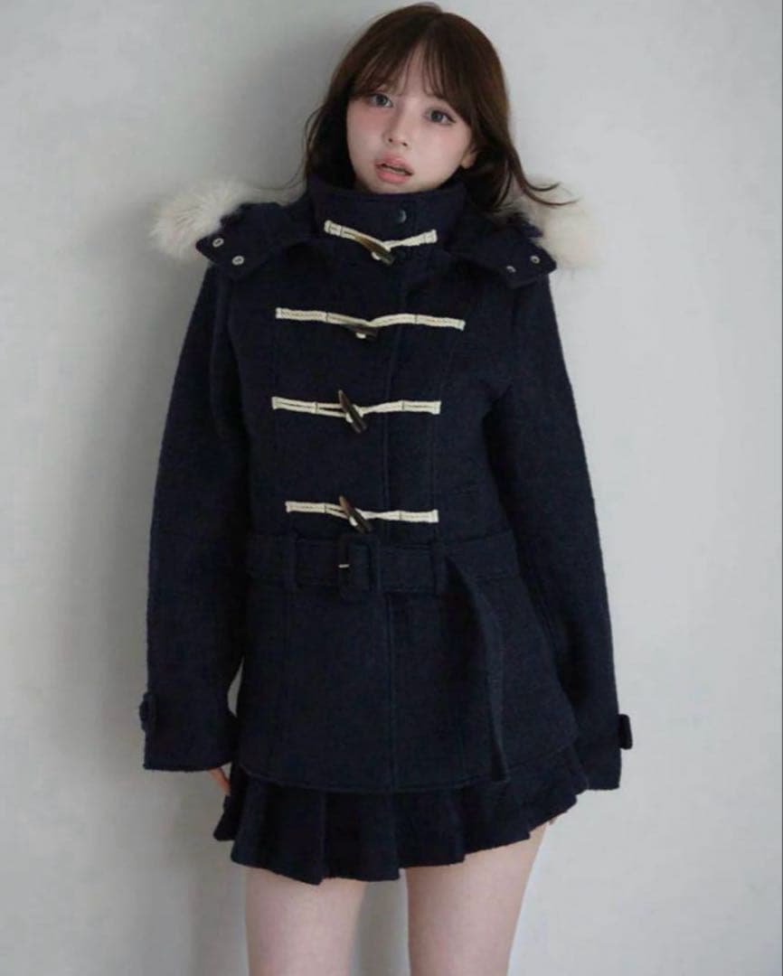 ジャケット・アウター andmary Nicole fur belt jacket skirt