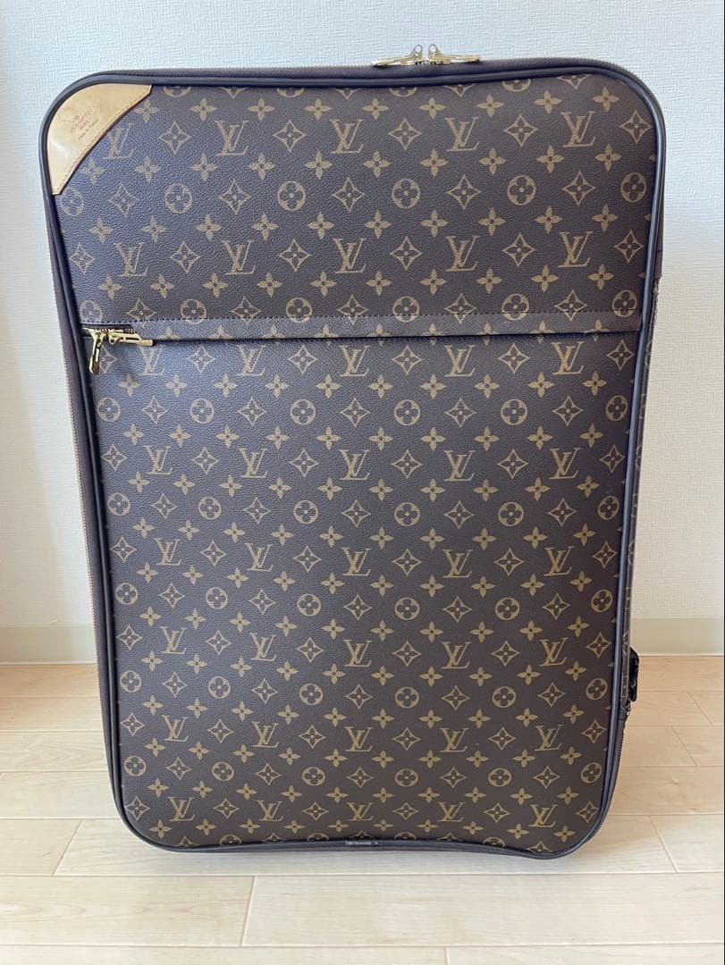 ルイヴィトン　ペガス65 キャリーケース　ビンテージ　モノグラム　オブジェ