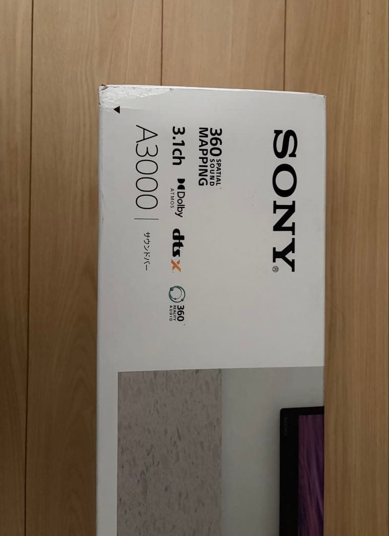 【新品・未使用】SONYサウンドバーHT-A3000