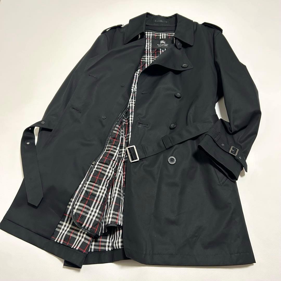 ✨極美品 バーバリーブラックレーベル 2WAY トレンチコート ライナー LL