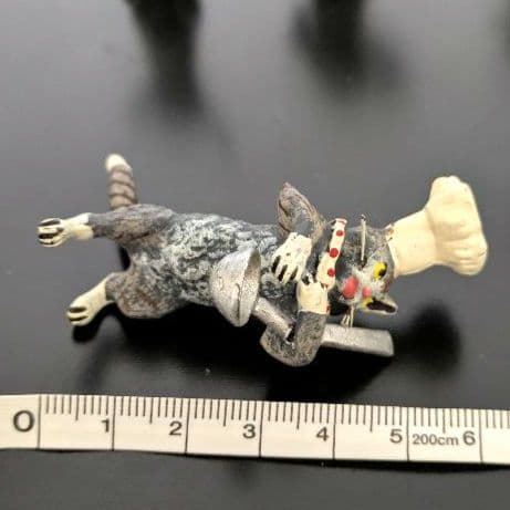 ヴィエナブロンズ コールドペイント 擬人化した猫 コック 調理師