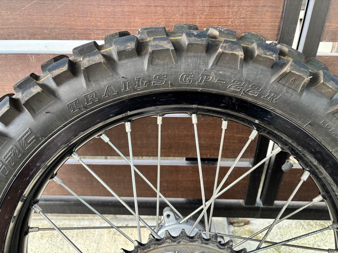 crf250l オフロードタイヤ、ホイール 2本セット