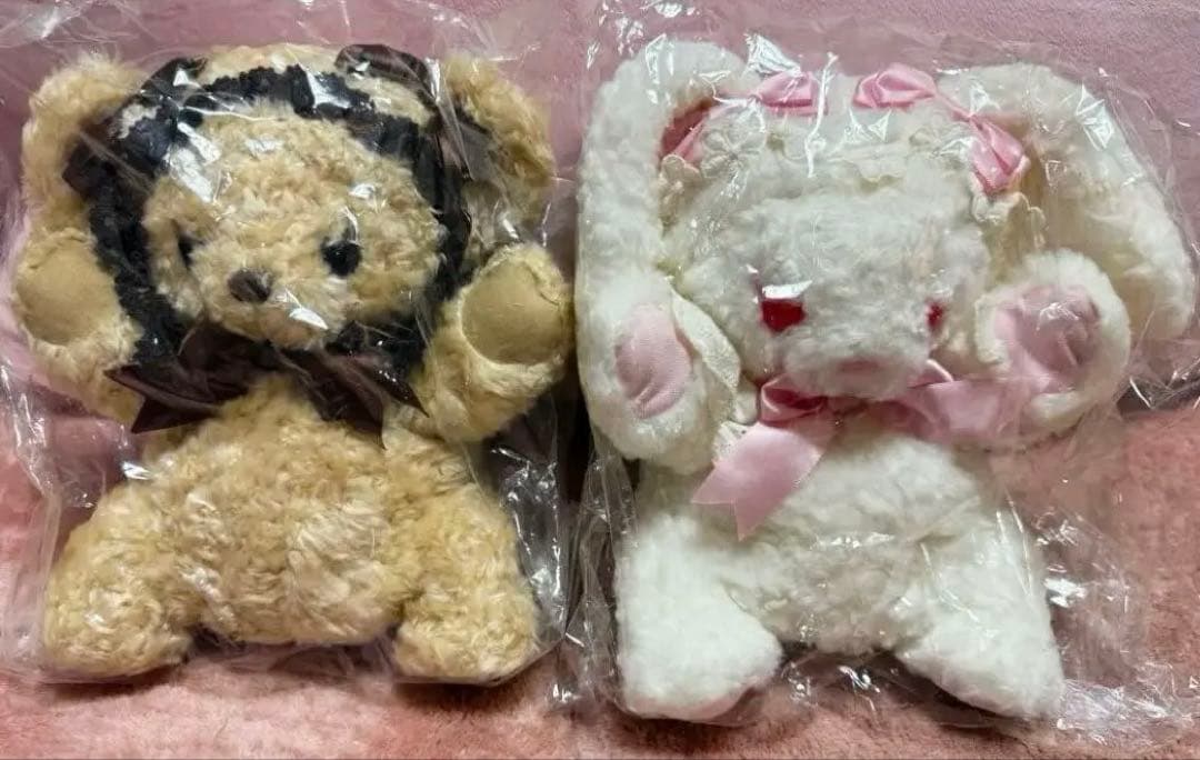 うさくみゃちゃん　くまくみゃちゃん　パペット　セット