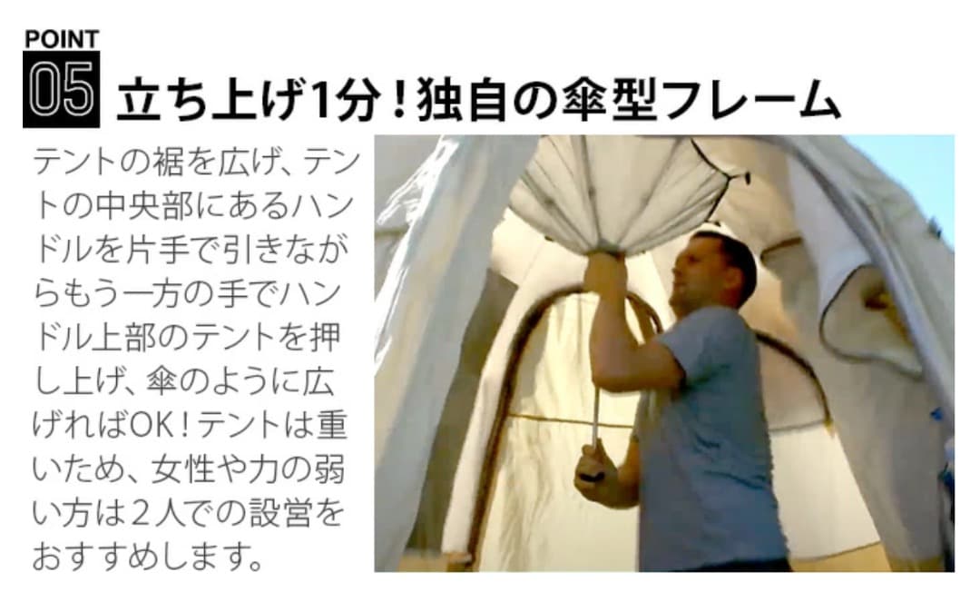 Bereg Hot Tent ベレグホットテント　MF P-3