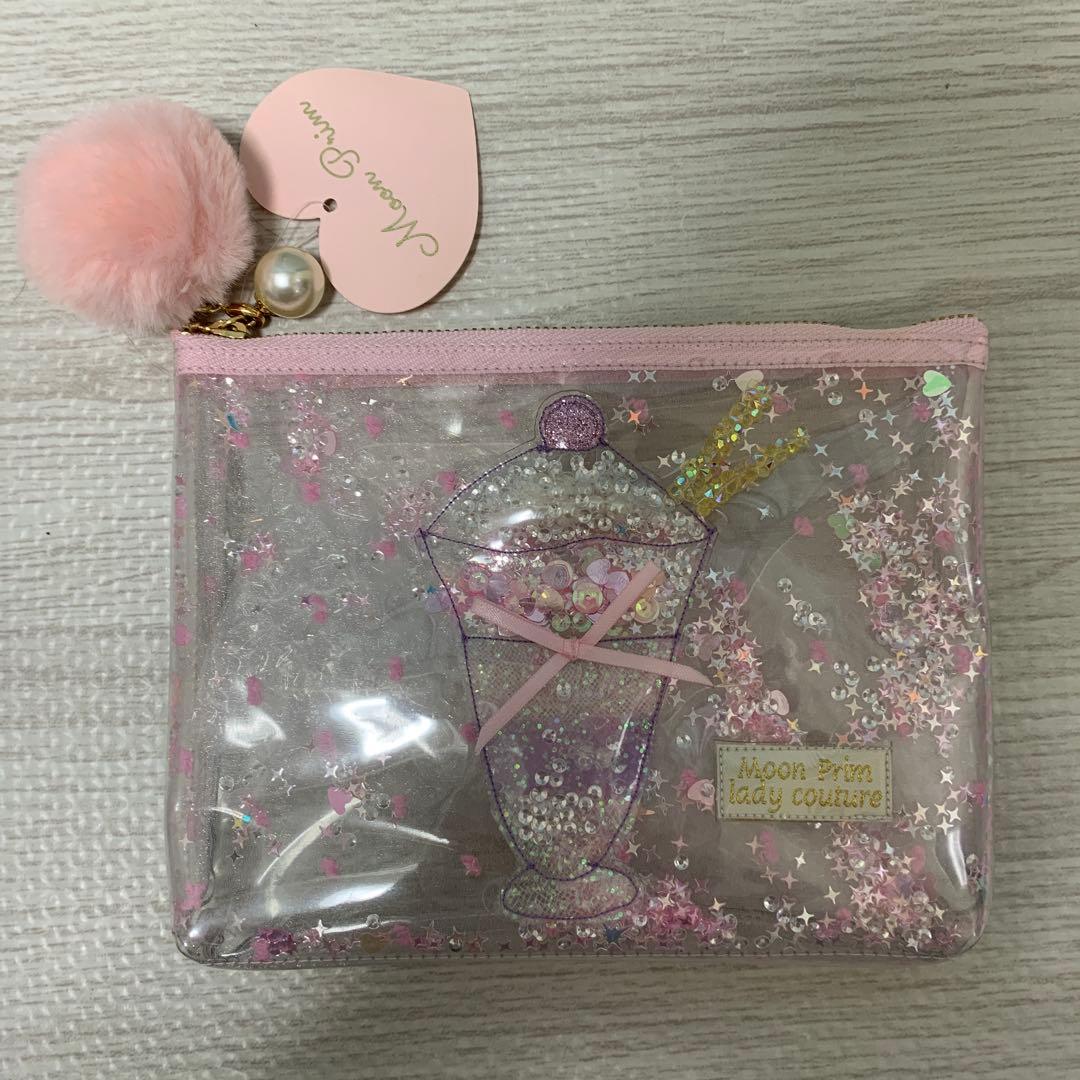 Moon Prim パフェ　ポーチ　PVC スイーツ　アイスクリーム　ソーダ