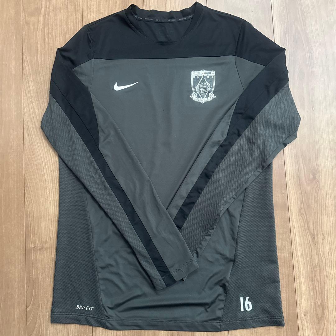 【支給品】Nike 浦和レッズ長袖プラシャツ グレー 16