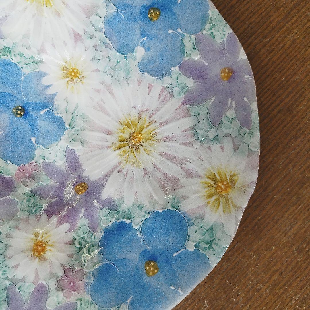 【新品・未使用】工房ゆずりは　花友禅　パスタ皿　カレー皿　陶器　食器　料理