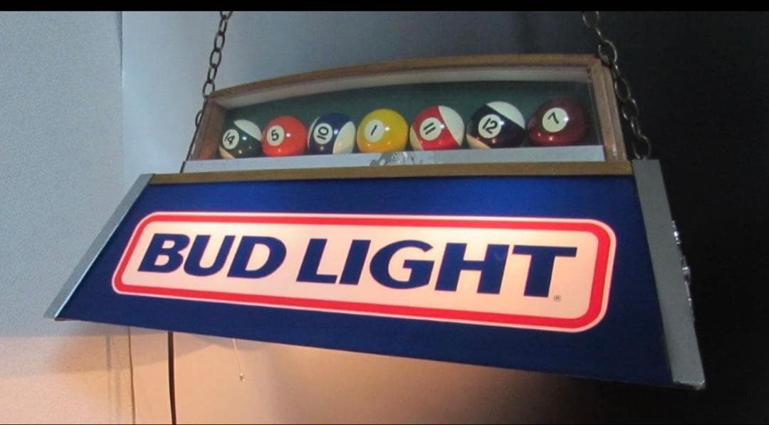 80s BUD LIGHT Budweiser バドワイザー プールバーライト