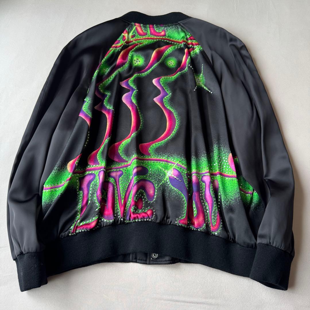 CELINE テディブルゾン コーチジャケット スタジャン　54 ブラック