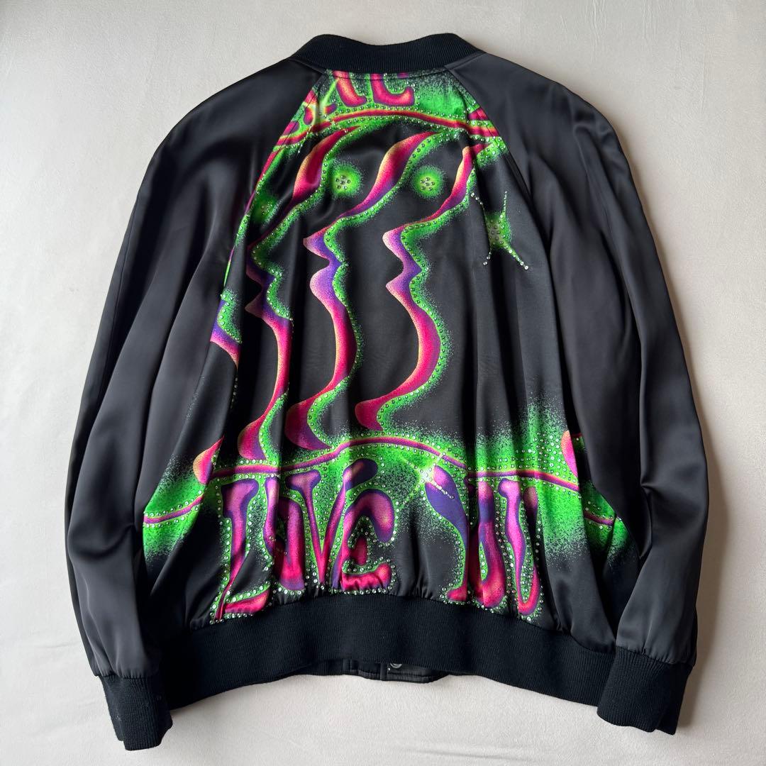 CELINE テディブルゾン コーチジャケット スタジャン　54 ブラック