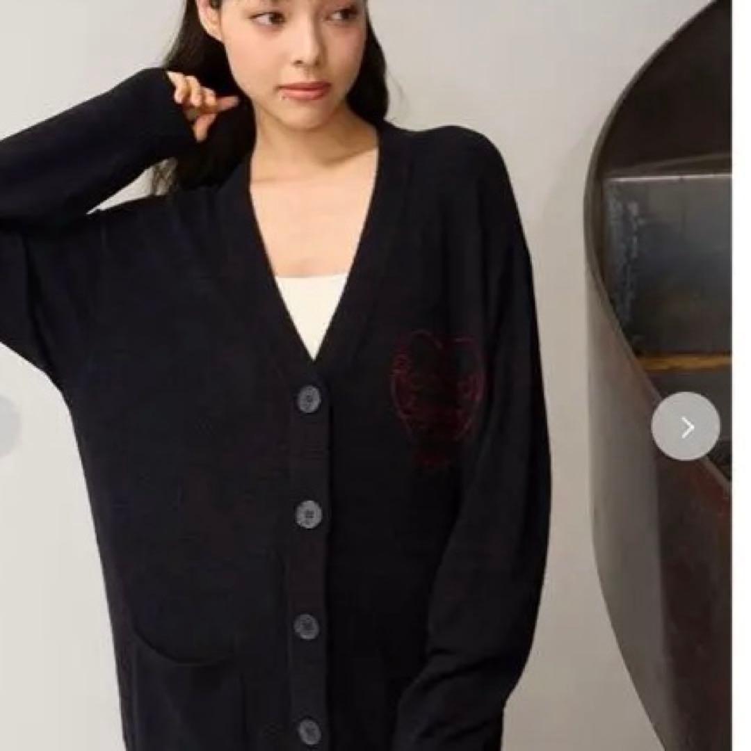 【JOEL ROBUCHON】スムーズィーシルクカーディガン 山田涼介 黒