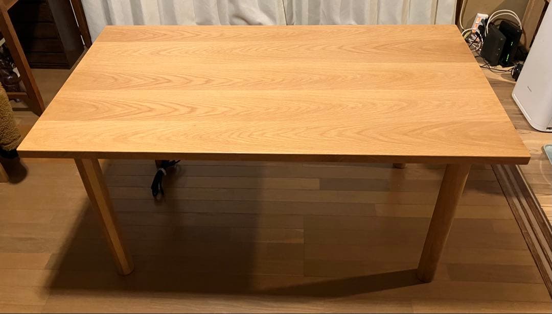 【直接引取は値引有】無印良品 木製テーブル ダイニングこたつ