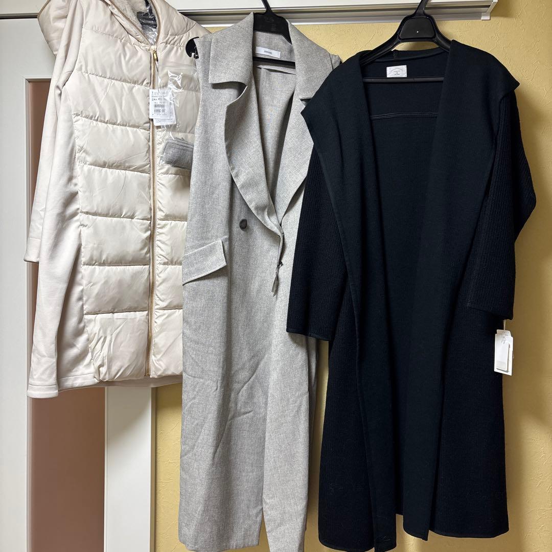 ヤマダヤ　新品未使用　セット　ロングコートセット（ホワイト・グレー・ブラック）