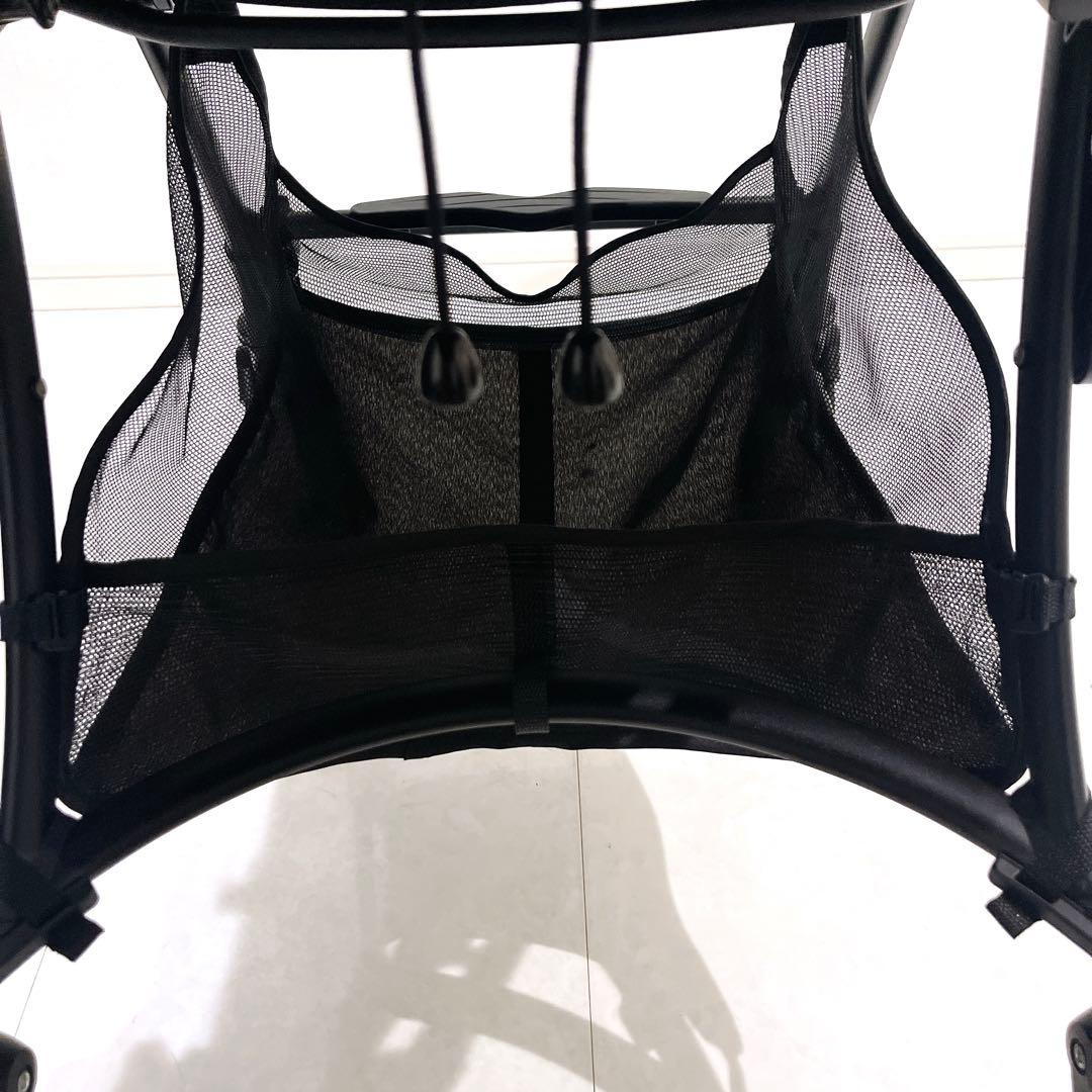 ピジョン Suuuto SB2 ベビーカー 両対面式 オールブラック 極美品