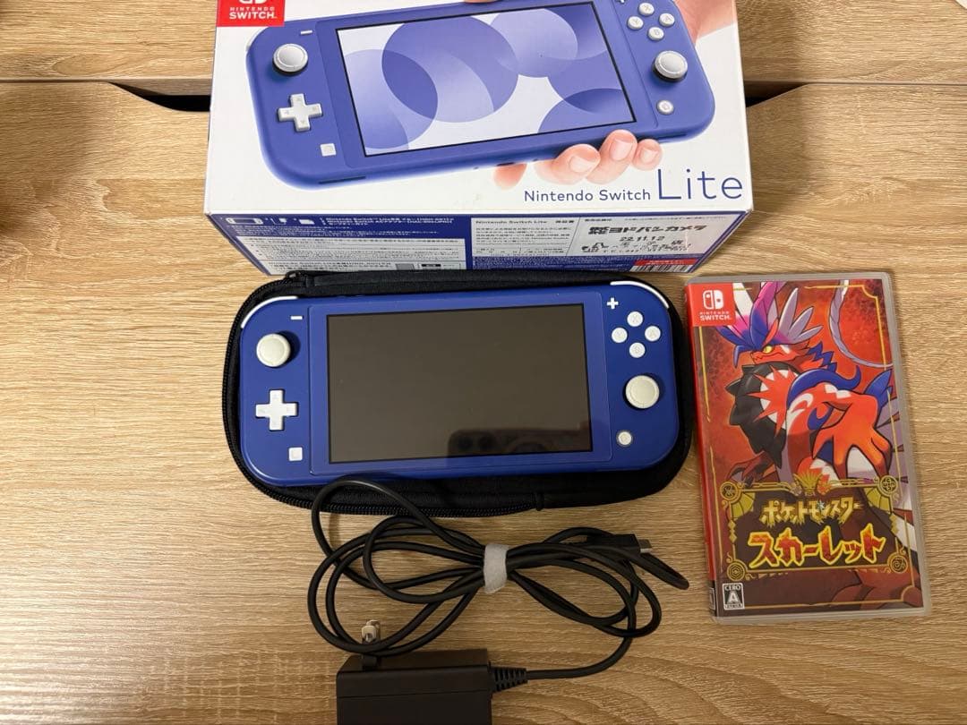 Nintendo Switch Lite ブルー 本体 ポケモン スカーレット