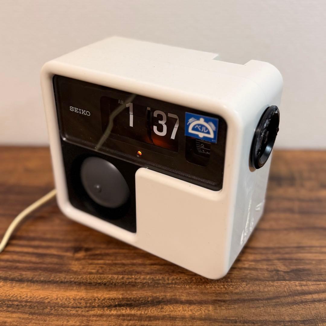 【整備済み・元箱付き】SEIKOパタパタ時計 デジタルアラームクロックDP646