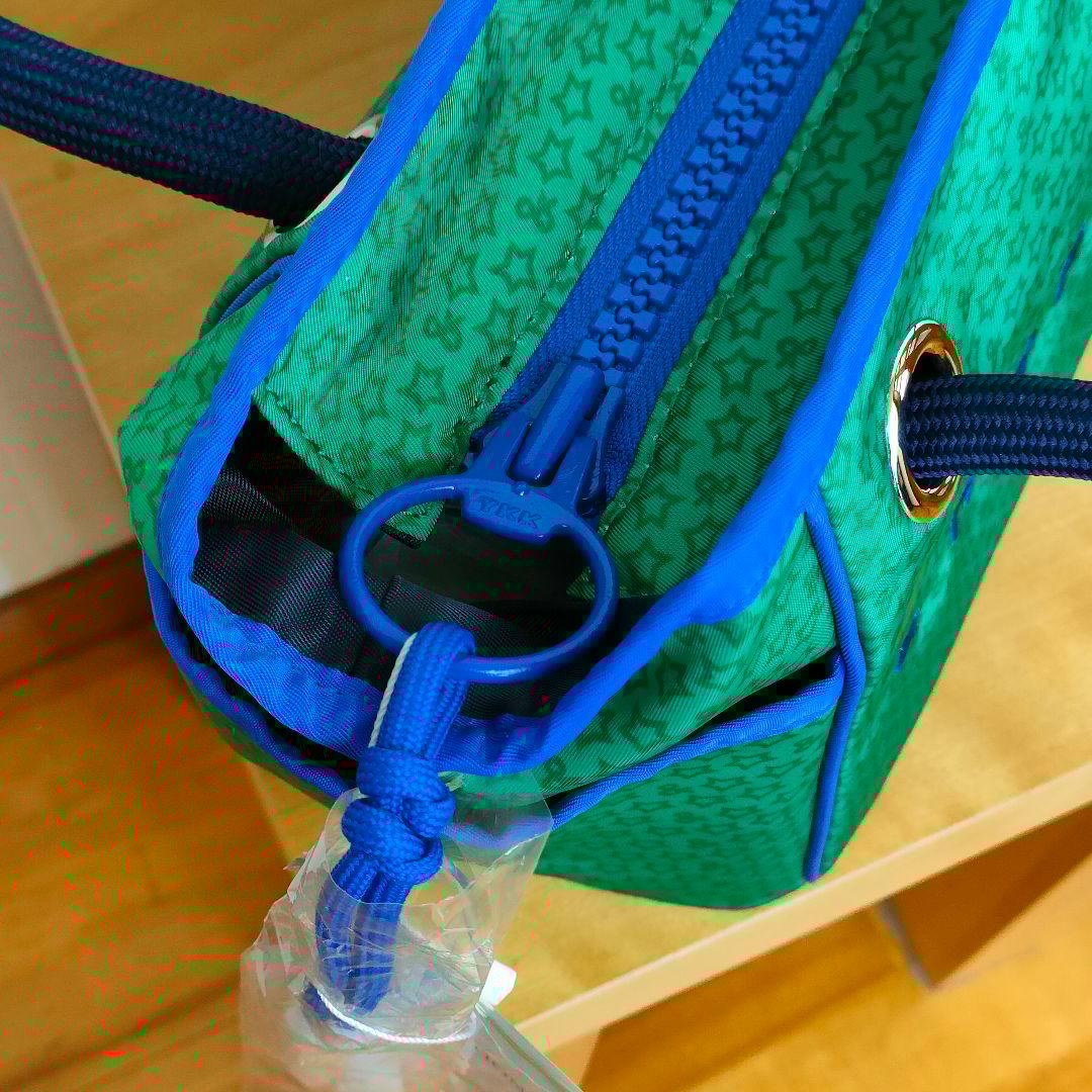 新品未使用andperse 星柄カートバッグ グリーン/ブルー2025年モデル