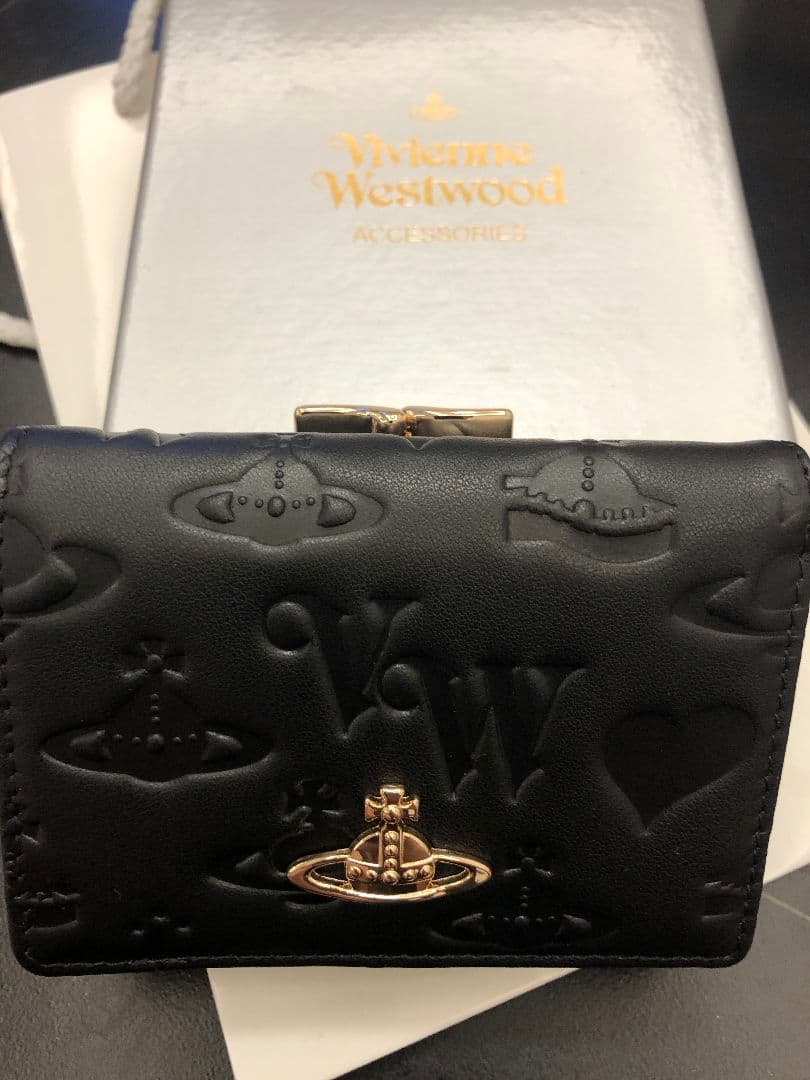 にゃん専用 Vivienne Westwood 三つ折り財布 ブラック