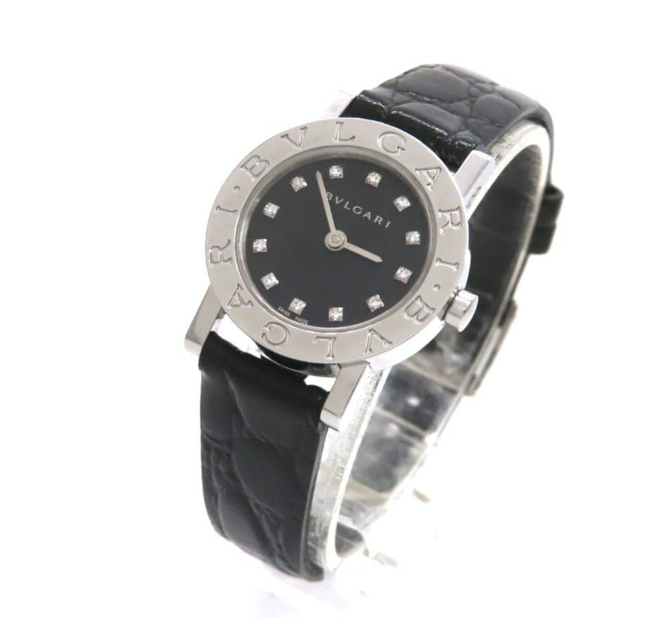【BB23SL】BVLGARI ‘ブルガリ 時計‘ 12Pダイヤモンド☆極美品☆