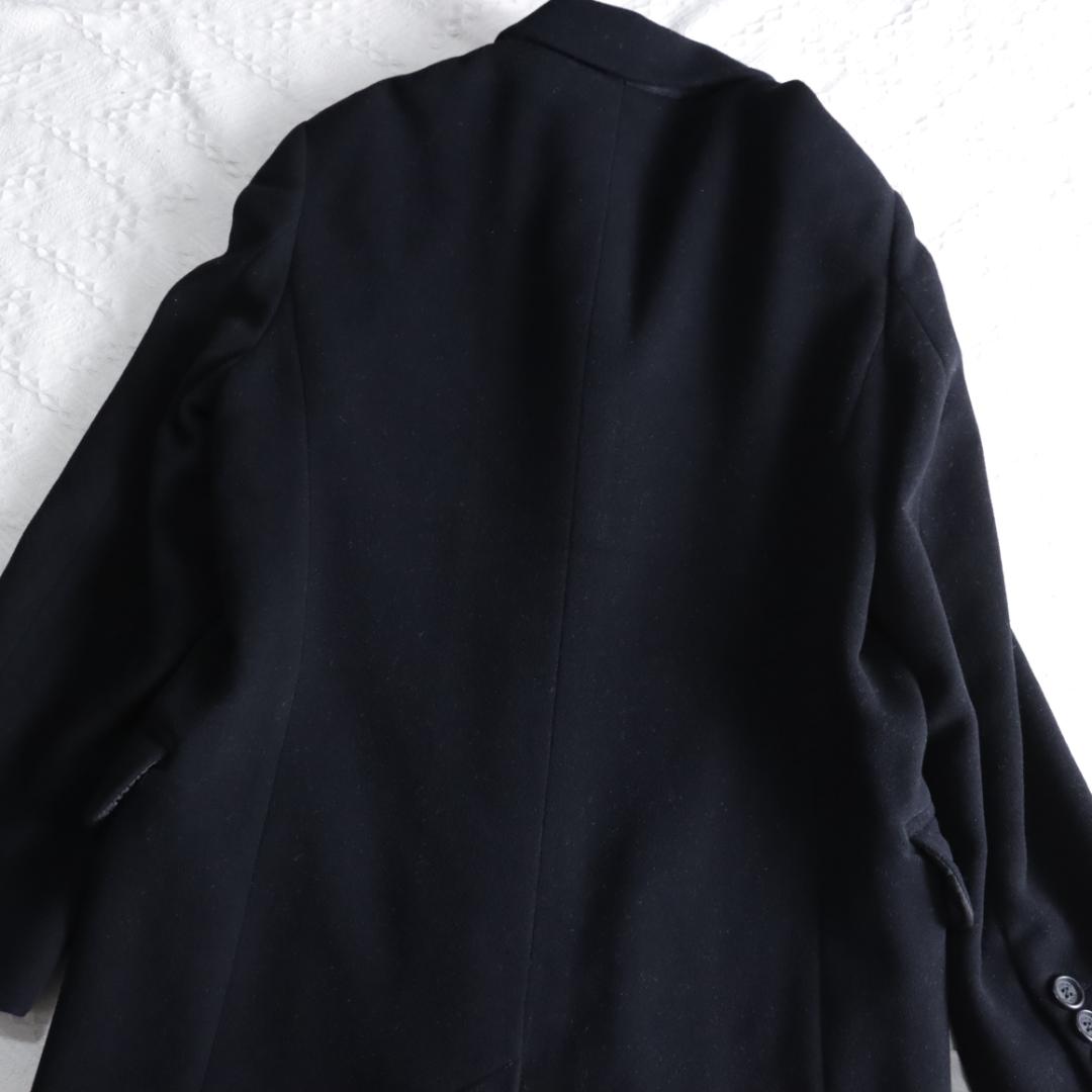 高級ウール　マックスマーラ　チェスターコート　WEEKEND　ブラック　マキシ