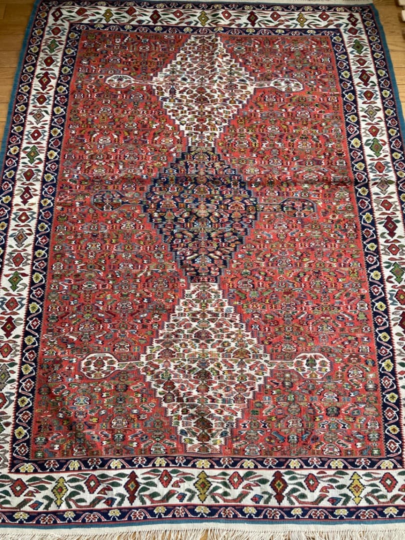 【在庫一掃セール】セネ キリム ウール 176cm×133cm